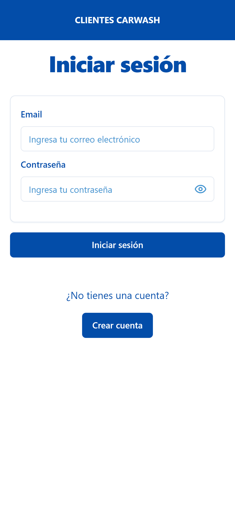 Clientes Carwash's mobile screenshot 6