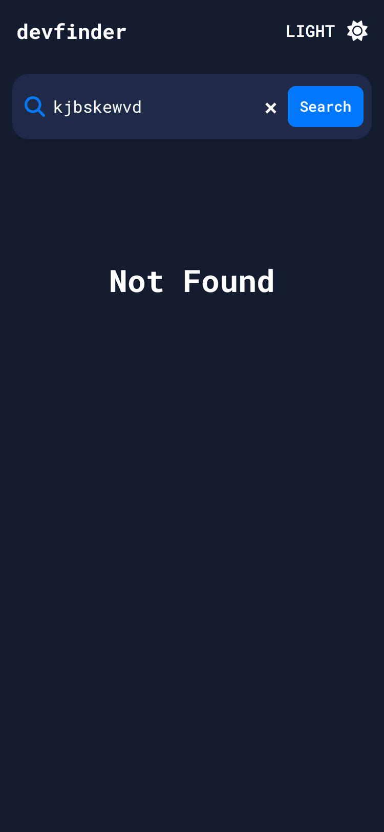 Github Devfinder's mobile screenshot 3