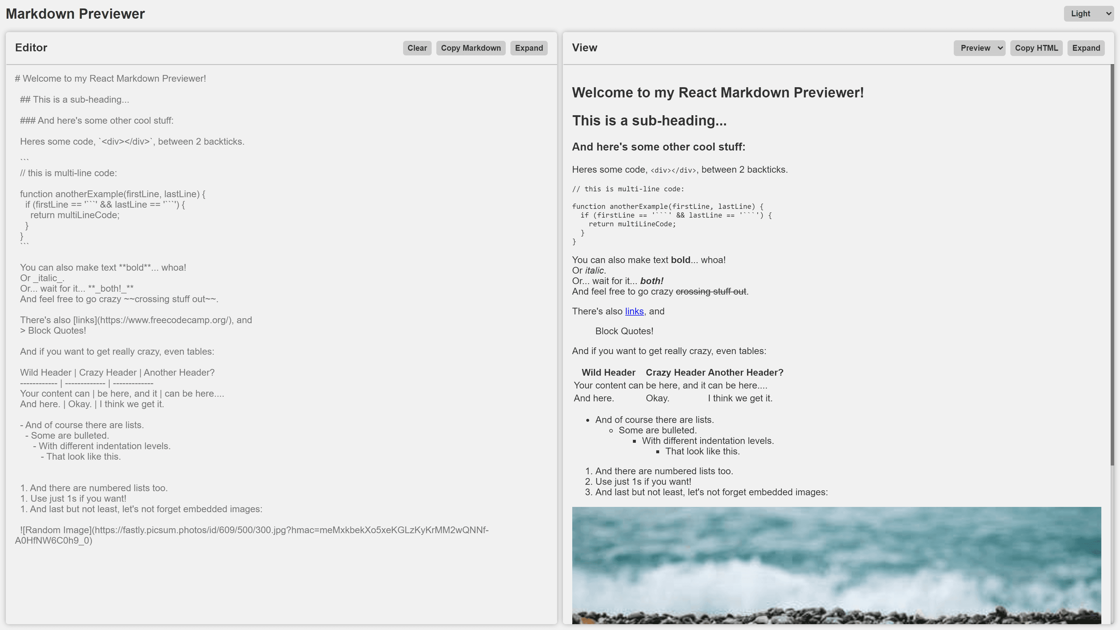 Markdown Previewer's desktop screenshot 1