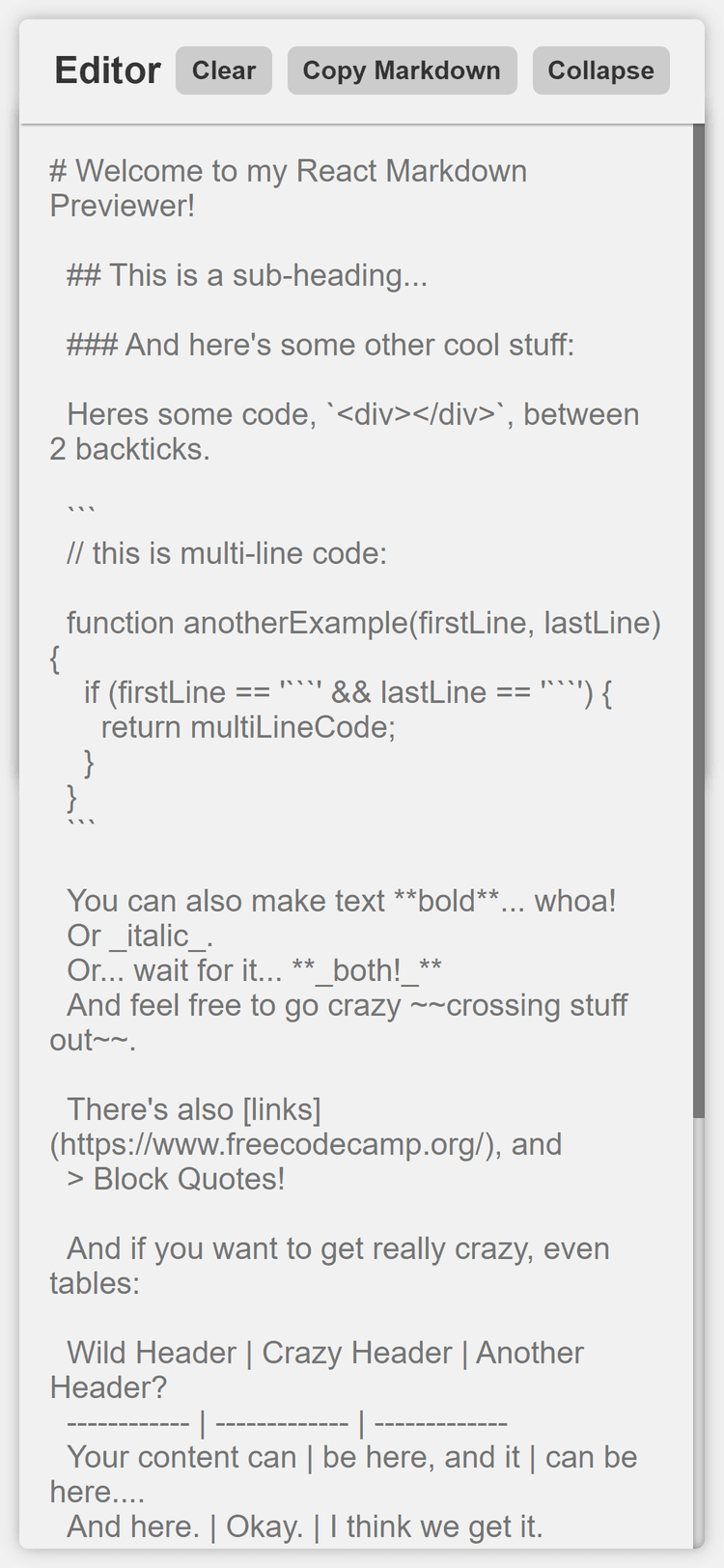Markdown Previewer's mobile screenshot 2
